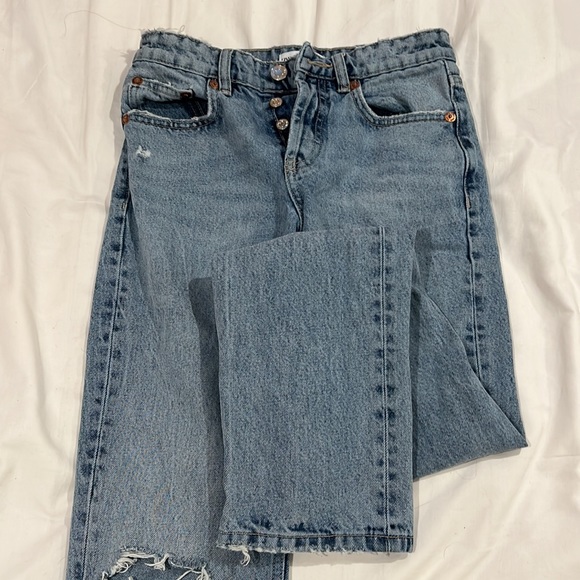 Zara Straight Leg Jeans - Picture 4 of 5